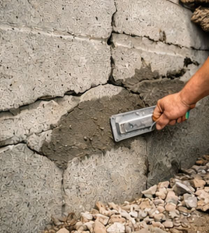 Dry waterproofed basement
