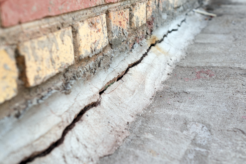 Stabilized foundation after repair